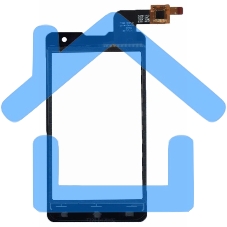 Сенсорное стекло (тачскрин) T399 VER1.2 для DNS S4003, черное