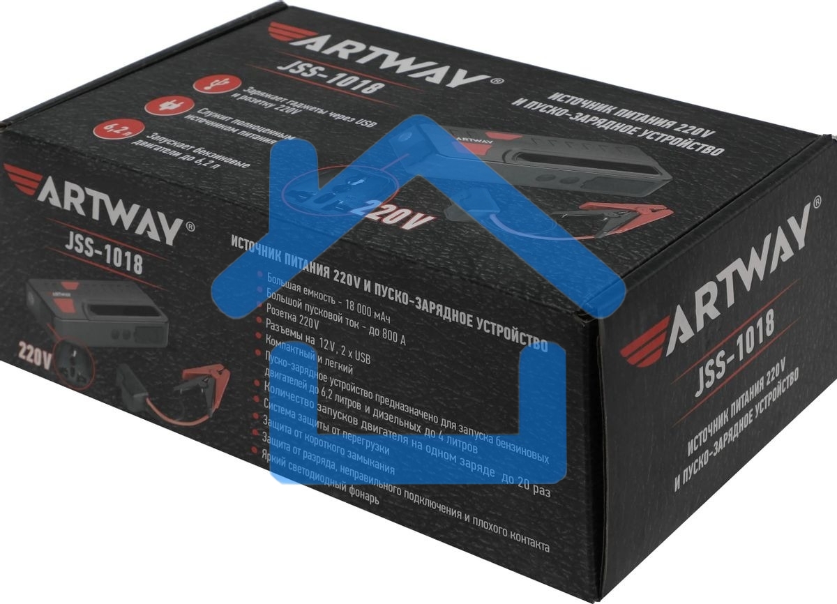 Пуско-зарядное устройство Artway JSS-1018 черный