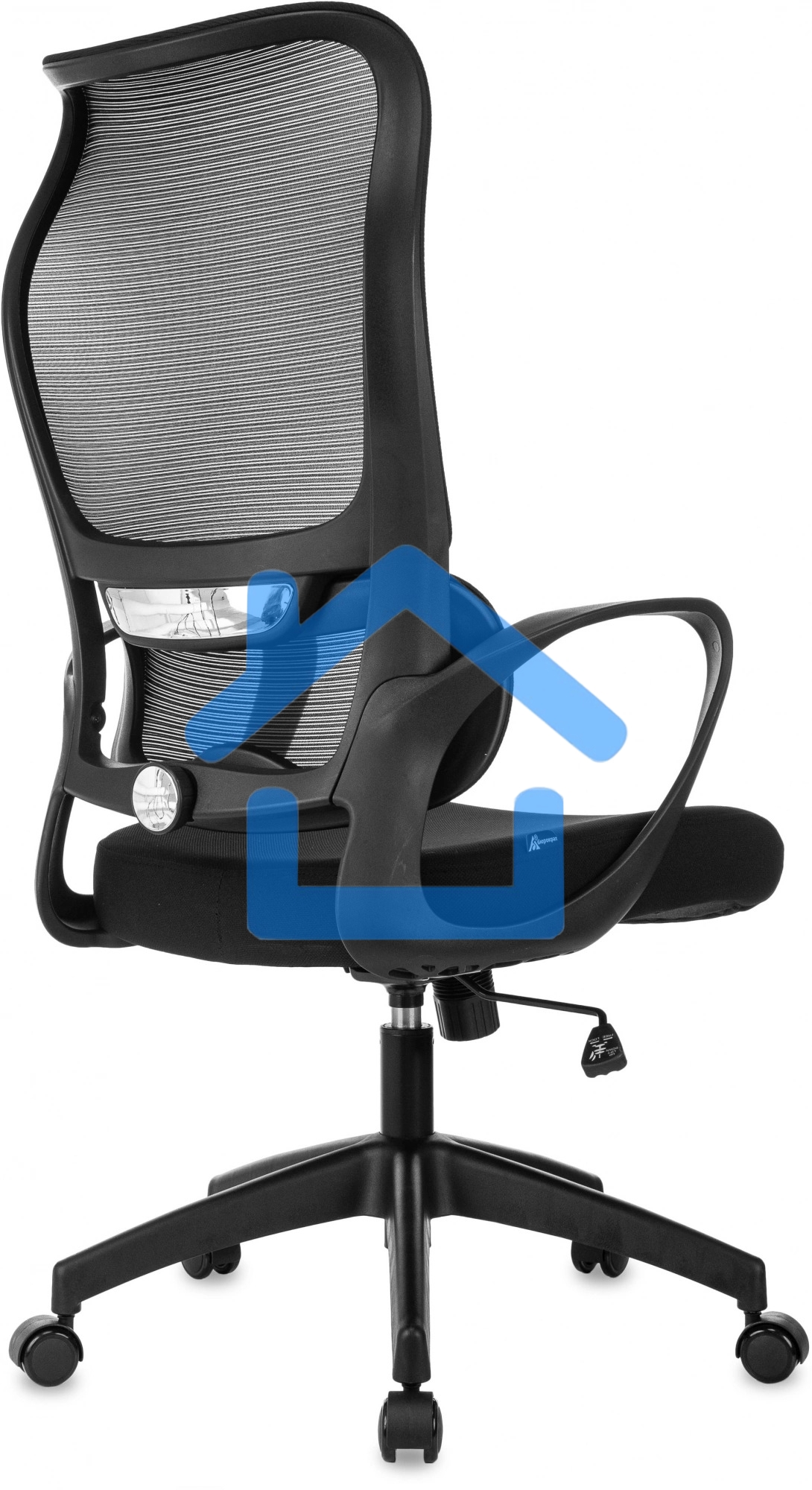 Кресло руководителя Бюрократ Sigma 2 черный сетка/ткань крестов. пластик