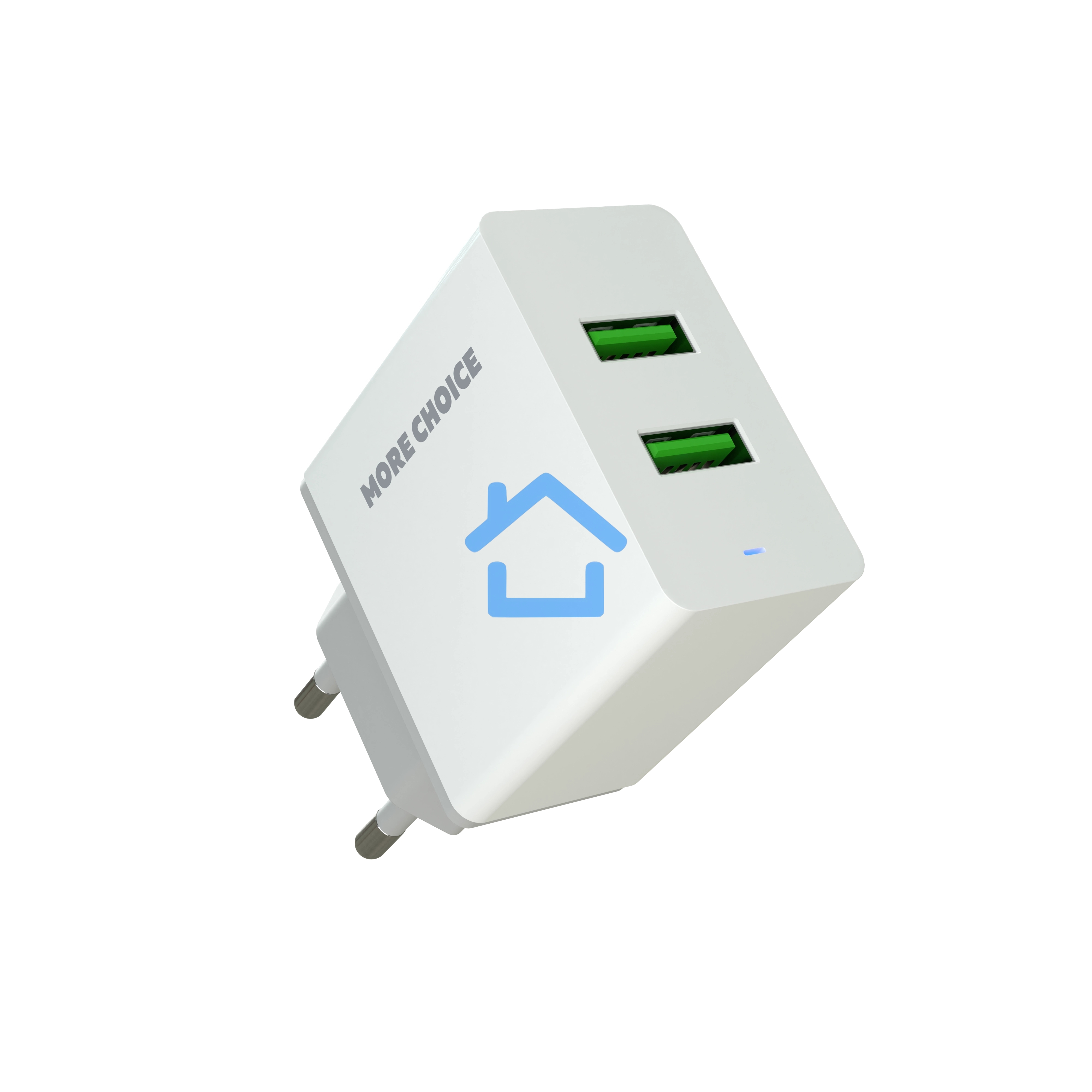 Зарядное устройство MORE CHOICE (4610196409004) NC11 СЗУ 2USB 2.4A белый белый