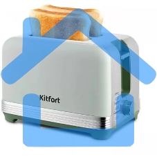 Тостер Kitfort КТ-6070 930Вт фисташковый/серебристый