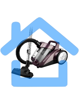 Пылесос BRAYER BR4205 коричневый, 420/2200 Вт, уборка сухая, пылесборник контейнер, 4 л