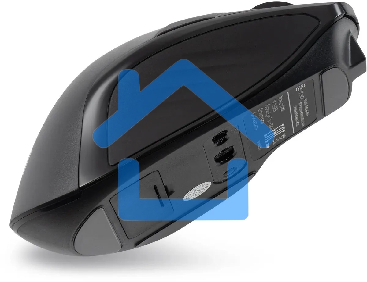 Мышь беспроводная Oklick 502MW черный, 2400 dpi, радиоканал, Bluetooth, USB, кнопки - 9