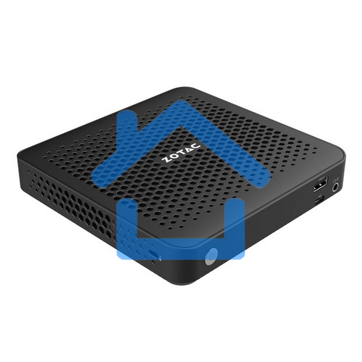 Мини ПК ZOTAC ZBOX MI668, Barebone, Intel i7-1360P, 2x DDR5-5200/4800 SODIMM, M.2 SSD SLOT, 2x GLAN, WIFI, BT, USBDRV, DP/HDMI, EU+UK PLUG 