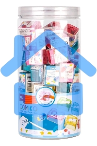 Точилка для карандашей ручная Deli EH034 Comico, 1 отверстие, пластик, ассорти