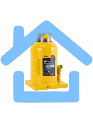 Домкрат бутылочный гидравлический Deli DQ71050 макс.грузоподъемность 50 т