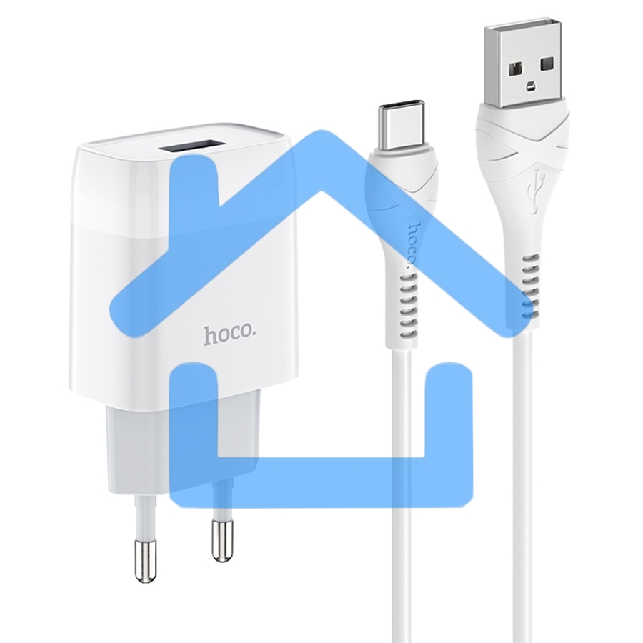 Сетевое зарядное устройство HOCO (6931474713018) для Type-C C72Aa White