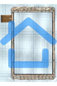 Сенсорное стекло (тачскрин) SQ-PGA116BO1-FPC-AO, черное