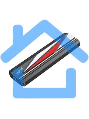 Внешний SSD Netac ZX20L, 512 GB, USB 3.2 Gen 2x2 Type-C, R/W 2000/1800, черный