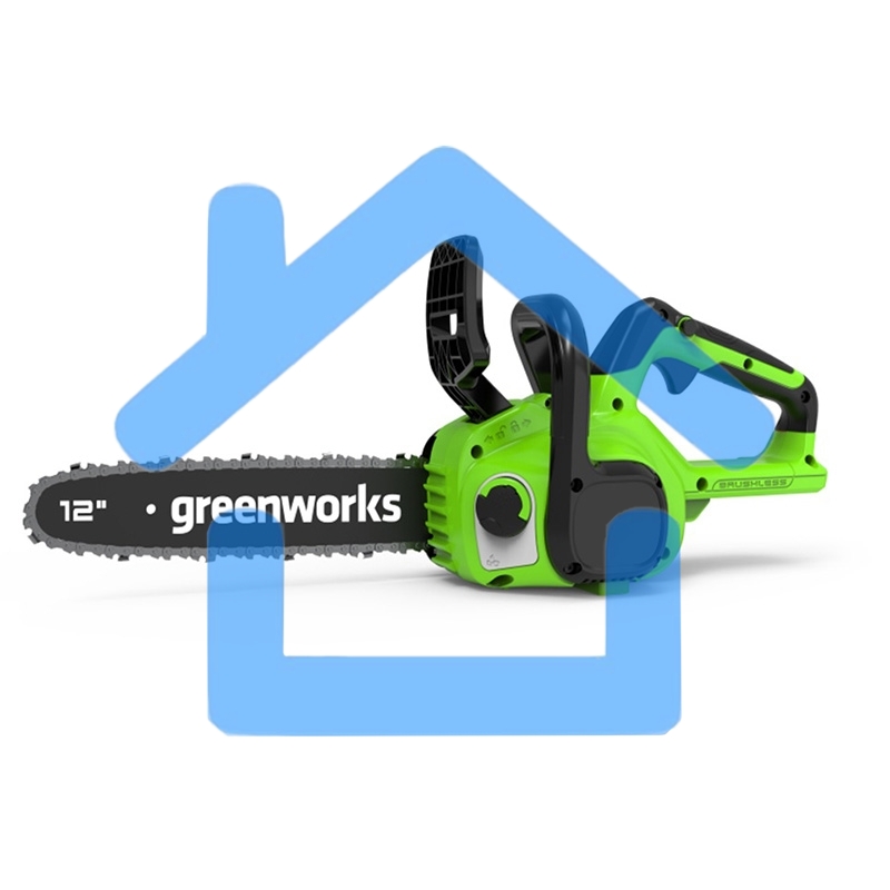 Цепная пила аккумуляторная GreenWorks GD24CS30K4, 24V, 30см, бесщеточная, c АКБ 4 Ач и ЗУ (2007007UB)
