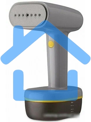 Ручной отпариватель BQ SG1007H Gray-Yellow, Мощность 1800 Ватт, 2 в 1: Отпаривание и глажка, Быстрый нагрев, Вертикальное и горизонтальное отпаривание, Сухая глажка, Щетка-насадка в комплекте, Резервуар для воды 260 мл, Постоянный пар до 35 г/мин, Тефлоно