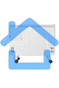 Конвектор Ресанта ОК-1600 белый, 1600 Вт, 20 м2, термостат