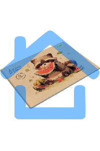 Альбом для рисования Silwerhof 12л. A4 Акварель на крафте 4 дизайна, картон скрепка