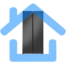 Холодильник Maunfeld MFF177NFSE нержавеющая сталь двухкамерный 263/170л морозилка сбоку, No Frost, Side by Side