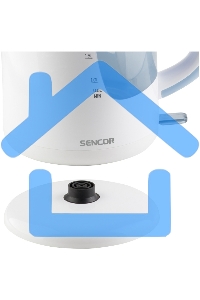 Чайник электрический Sencor SWK 2510WH пластик, 2,5 л, 2200 Вт, белый