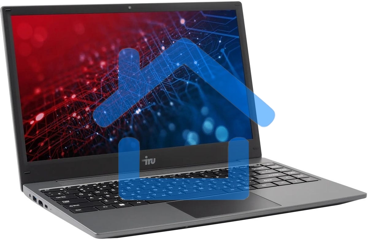 Ноутбук IRU Tactio 14RLH Ryzen 5 Pro 5675U 8Gb SSD256Gb AMD Radeon 14