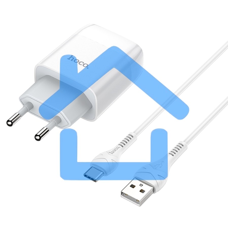 Сетевое зарядное устройство HOCO (6931474713018) для Type-C C72Aa White