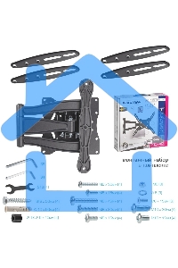 Кронштейн для телевизора Kromax TECHNO-5 серый 15