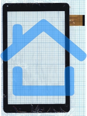 Сенсорное стекло (тачскрин) SQ-PGA116BO1-FPC-AO, черное