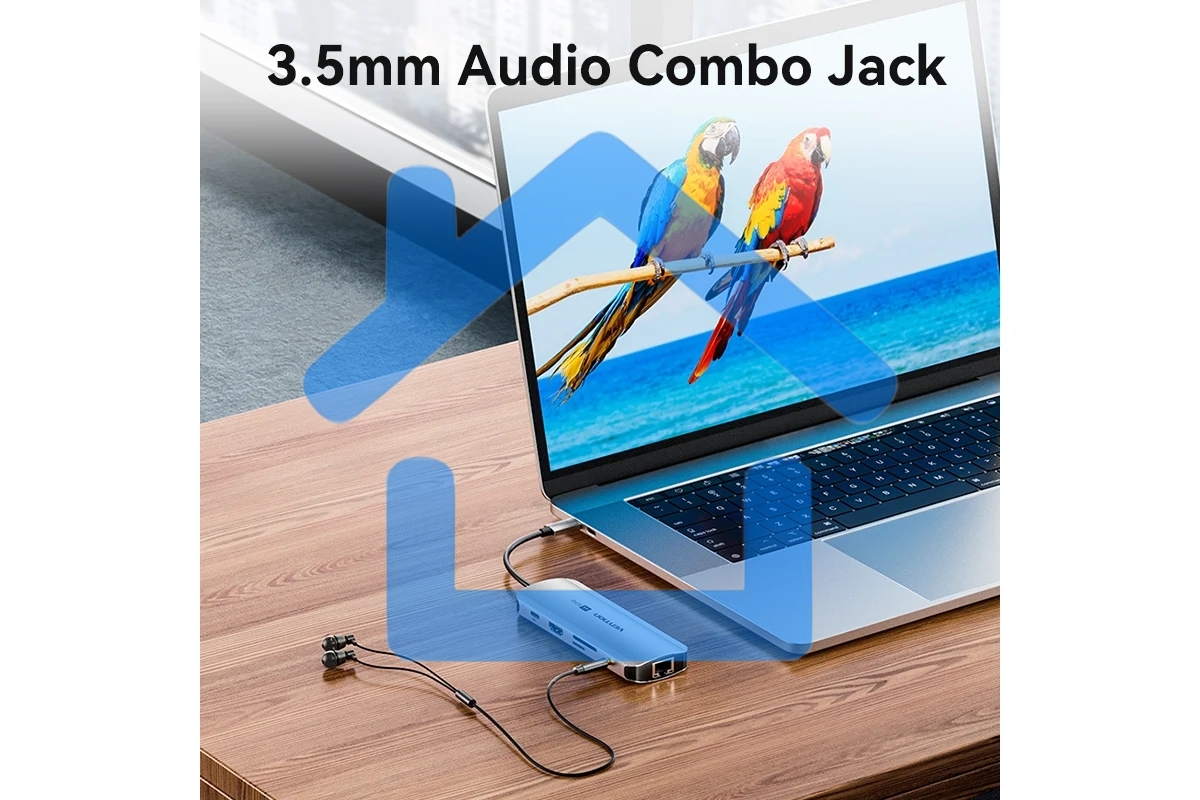 Мультифункциональный хаб Vention USB Type C 9 в 1