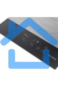 Индукционная варочная панель Hyundai HHI 3772 GR серебристый