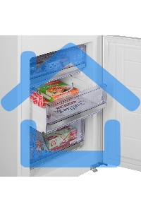 Встраиваемый холодильник Maunfeld MBF177SWGR Inverter белый двухкамерный 197/76 л, морозилка снизу, DeFrost