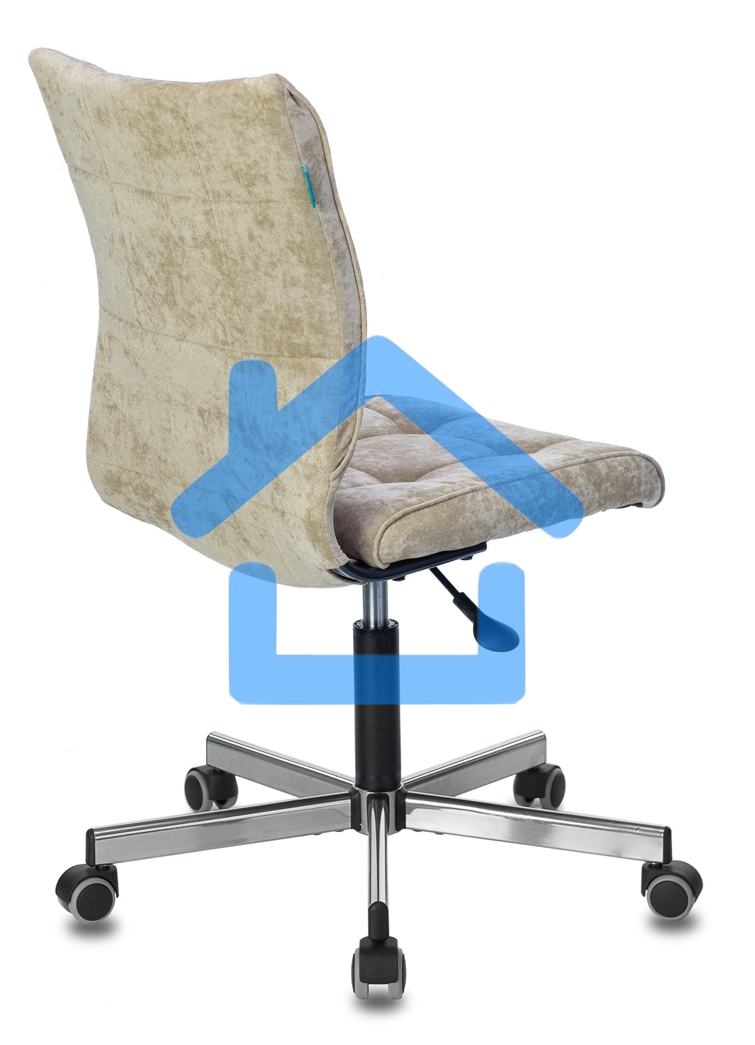 Кресло офисное Бюрократ CH-330M/LT-21 без подлокотников, песочный, крестовина металл