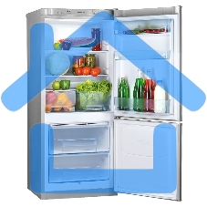 Холодильник Pozis RK-101 В серебристый металлик двухкамерный 156/57 л морозилка снизу