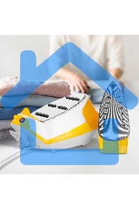 Парогенератор Kitfort КТ-9135-1 2000Вт желтый/белый