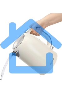 Чайник электрический Hyundai HYK-S9900 1.7л. 2200Вт молочный/серебристый корпус: металл