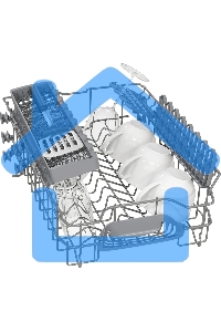 Встраиваемая посудомоечная машина Bosch SPV2IKX54Q, черный, 44.8 см, 9 компл., 48 дБ, класс A+