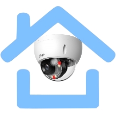 Уличная купольная IP-видеокамера DAHUA DH-IPC-HDBW2449EP-S-IL-0280B Smart Dual Light с ИИ 4Мп, 1/2.9” CMOS, объектив 2.8мм, видеоаналитика, ИК до 30м, LED до 30м, IP67, корпус: металл