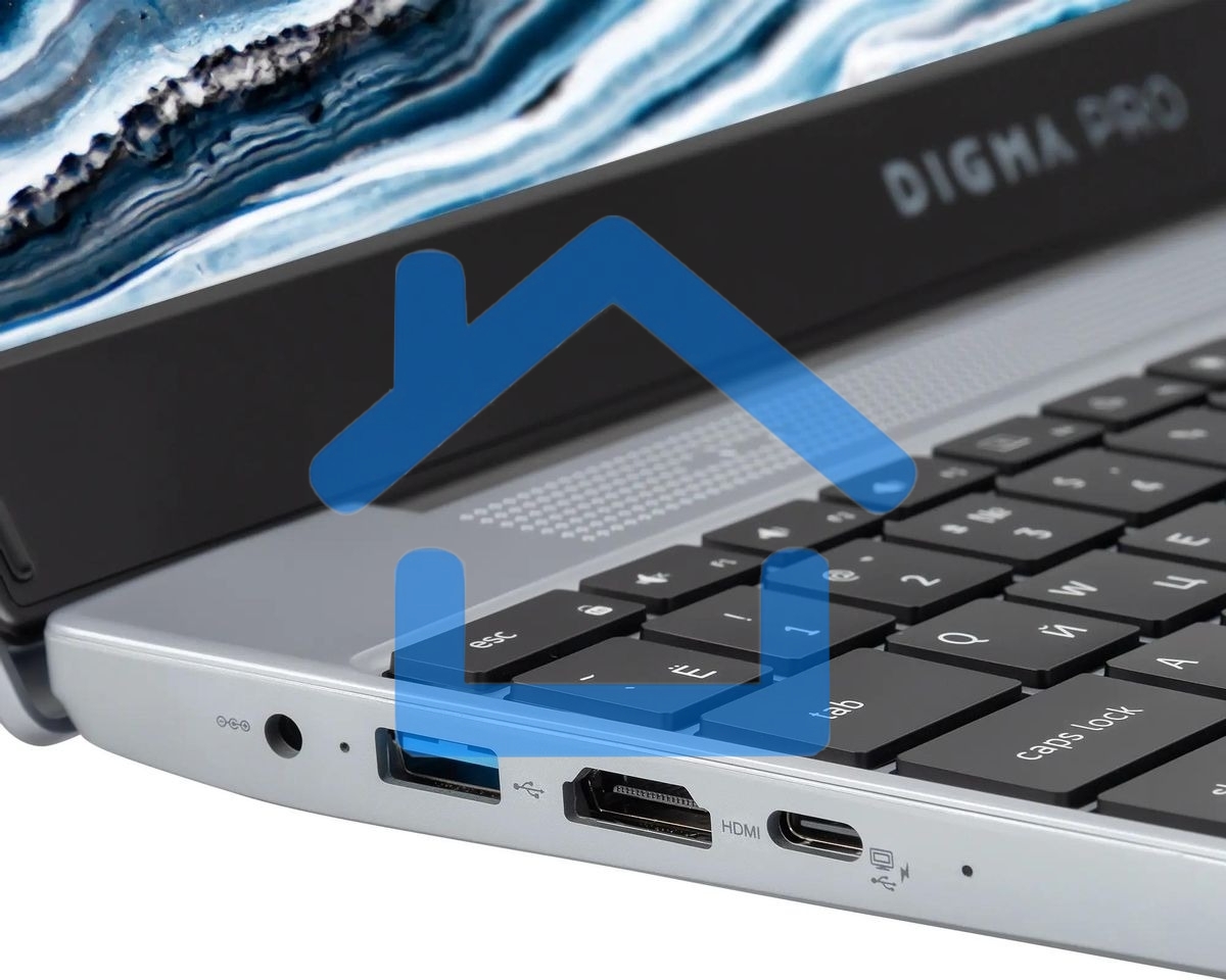 Ноутбук Digma Pro Breve Ryzen 5 Pro 5675U 8Gb SSD 512Gb AMD Radeon 15.6