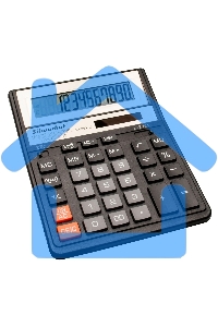 Калькулятор настольный Silwerhof SH-888X-12 черный 12-разр.