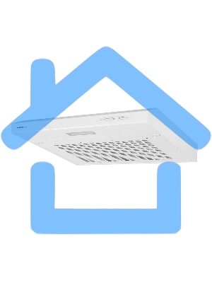 Вытяжка подвесная HOMSair Horizontal 50 белый, 50 см, 420 куб. м/ч, 45 дБ