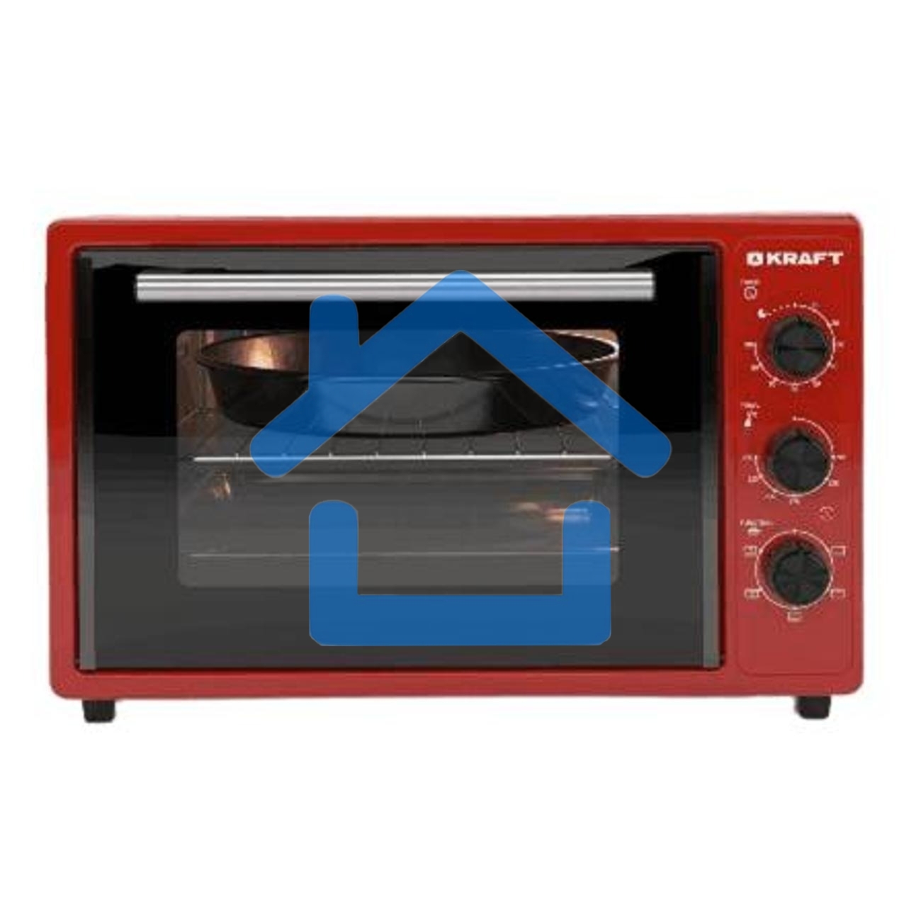 Мини-печь KRAFT KN-MO 3902 FKR красный