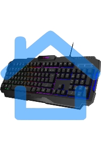 Клавиатура проводная MSI FORGE GK100, Wired, RGb lighting, Anti-ghosting Capability, Black