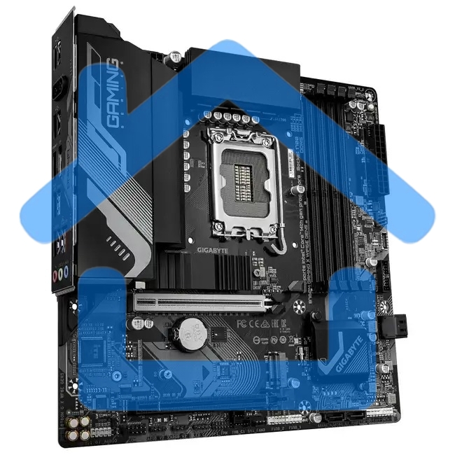 Материнская плата Gigabyte B760M GAMING X WIFI6E GEN5, LGA1700, Intel B760, 4xDDR5, 4xSATA, 2xM.2, 1xPCIe 5.0 x16, 1xPCIe 3.0 x4, 1xHDMI, 1xDP, 1x2.5Gb LAN, Wi-Fi 6E, Bluetooth 5.3, 3xUSB-A 5Gbps, 5xUSB-A 2.0, 3x3.5 мм, 7.1, mATX