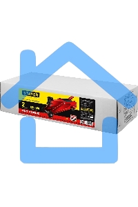 Домкрат STAYER 43153-2 гидравлический подкатной red force 2т 130-350мм