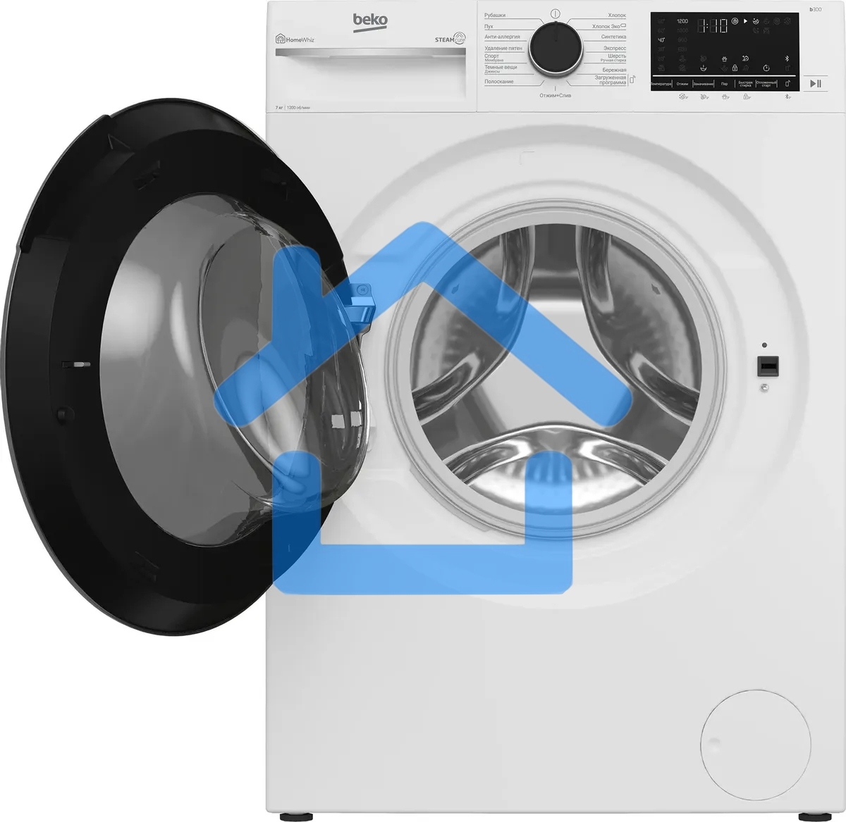 Стиральная машина Beko B3WFR572WB белый, загрузка фронтальная 7 кг, 1200 об/мин., класс: А