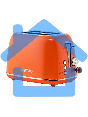 Тостер Galaxy Line GL 2921, апельсиновый фреш, металл, 900 Вт, 6 степеней поджарки