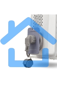 Обогреватель масляный Ballu CUBE BOH/CB-07W (7 секций), белый, 1500 Вт, 15 м2, механический термостат