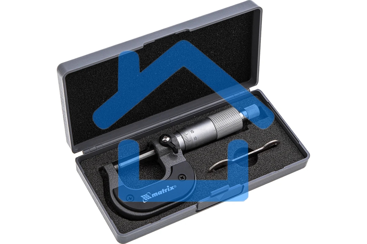 Микрометр механический MATRIX 317255, 0-25 мм
