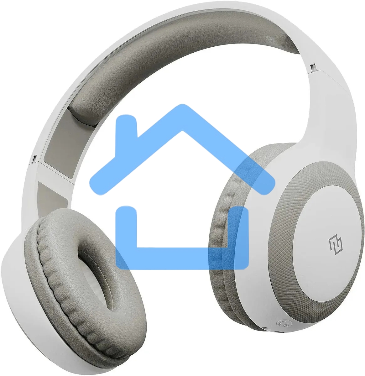 Гарнитура накладные Digma BT-15 белый/серый беспроводные bluetooth оголовье
