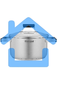 Кастрюля Rondell Bayoneta RDS-1807 3.1л. d=20см (с крышкой) стальной