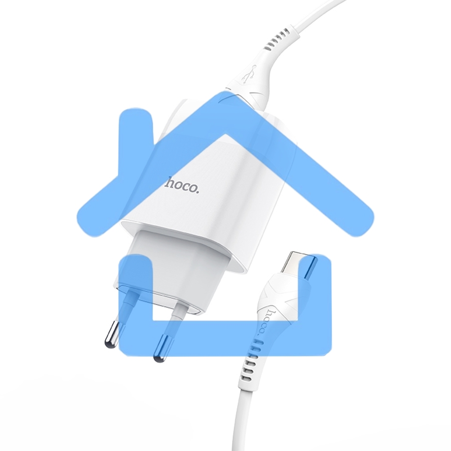 Сетевое зарядное устройство HOCO (6931474713018) для Type-C C72Aa White