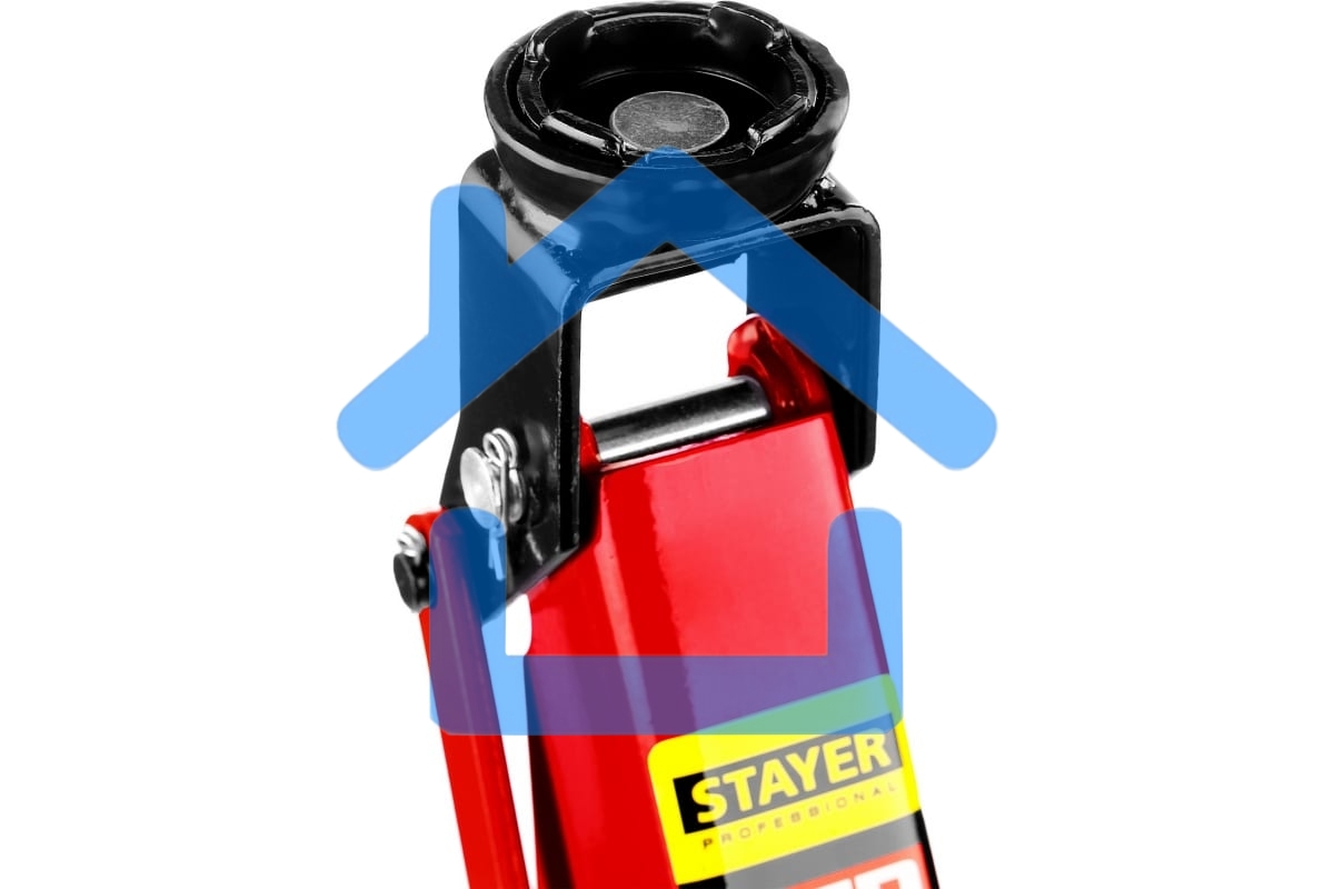 Домкрат STAYER 43153-2 гидравлический подкатной red force 2т 130-350мм