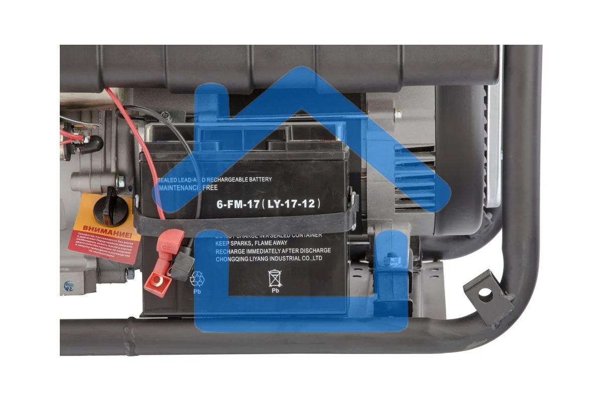 Электрогенератор бензиновый Denzel PS-55EA, 5.5 кВт, 85 дБ, 86 кг