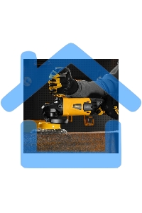 Машина шлифовальная угловая Denzel AG150-1500 1500 Вт 150 мм 8500 об/мин 26910