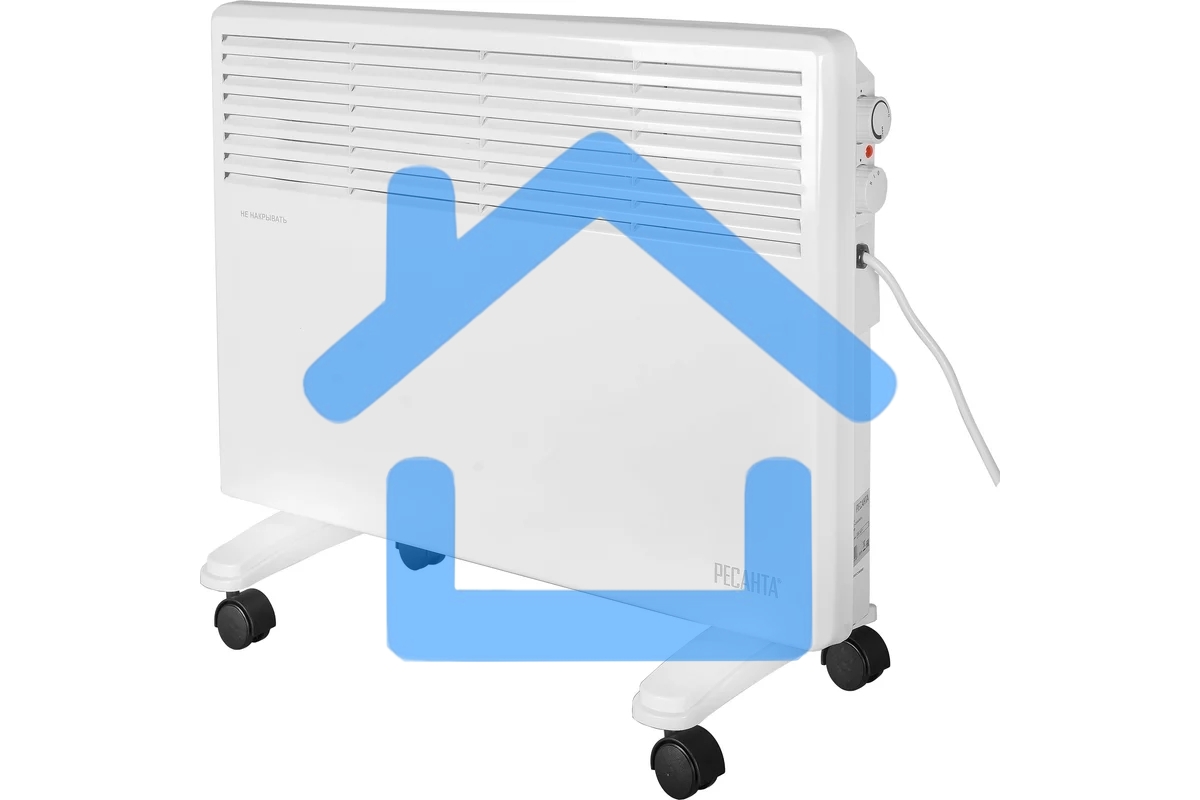 Конвектор Ресанта ОК-1700 белый, 1700 Вт, 17 м2, термостат